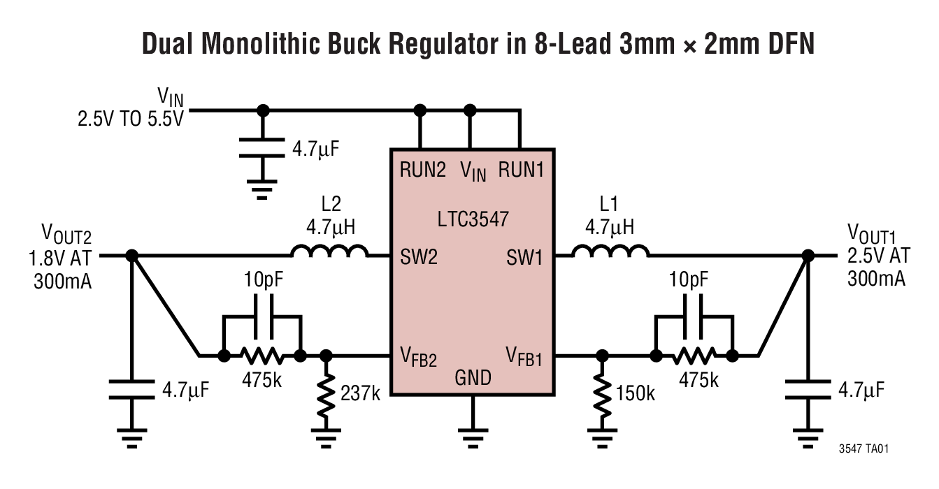 LTC3547Ӧͼһ